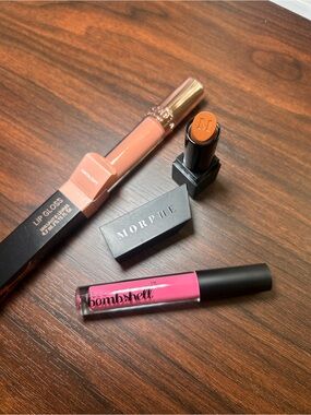 Morphe and Anastasia Lip Bundle: Bombshell Bright Pink Lip Gloss